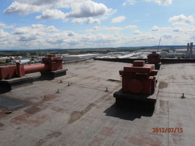 Rekonstrukce střechy 2012
